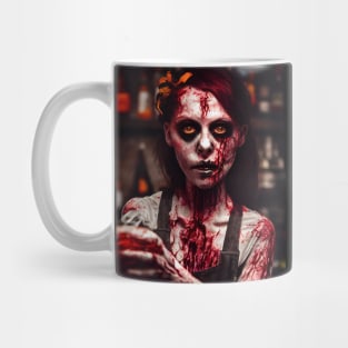 Zombie Bartender Portrait Mug